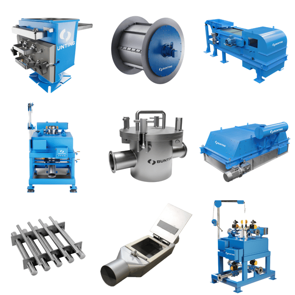 Variety of Bunting Magnetic Separators