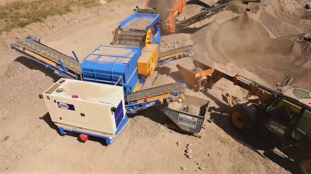 Mobile Eddy Current Separator