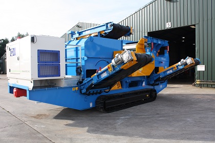 Mobile Eddy Current Separator