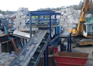 Crossbelt magnet-Recycling Plant-Bunting-Newton-Magnetic Separation