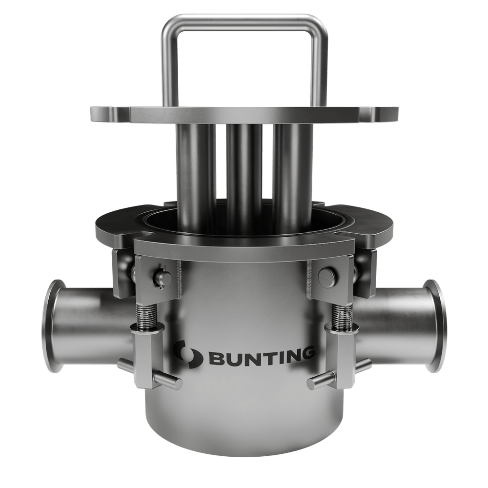 Bunting Liquid Magnetic Separator: assembly above the housing