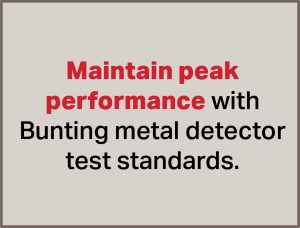 Estándares de prueba de detector de metales-01-Bunting-Detección de metales