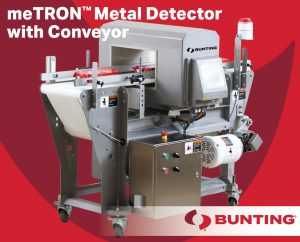 La detección de metales meTRON ™ es esencial para el procesamiento de alimentos-Bunting-Newton